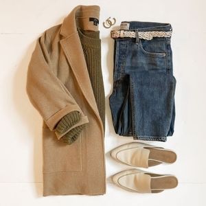 j crew sweater blazer